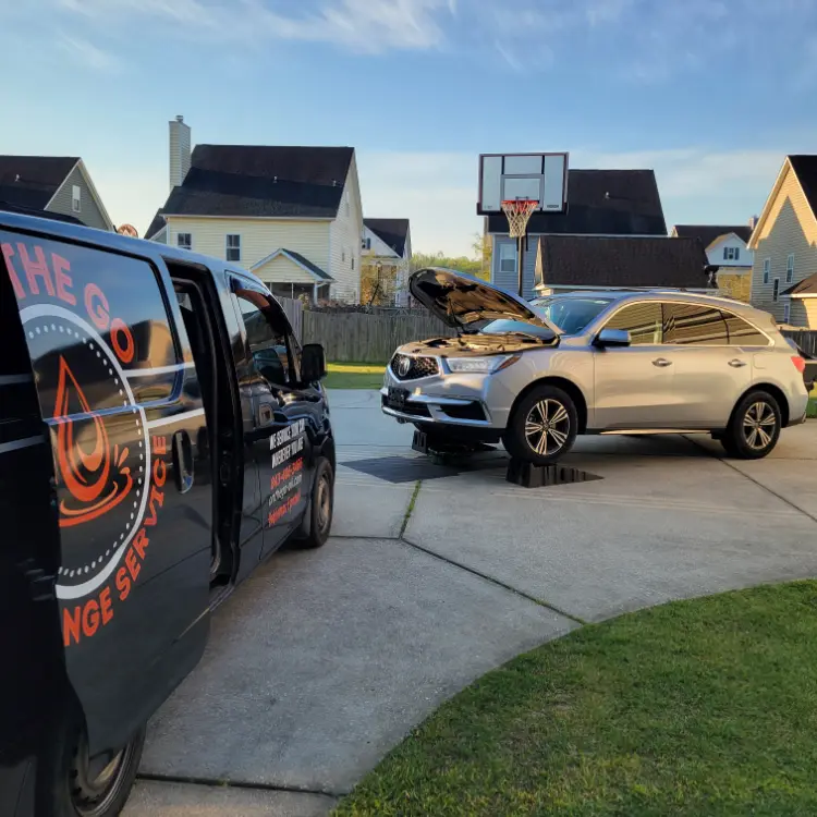 Residential mobile oil change Summerville Charleston SC